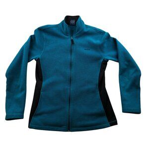 Reebok Womens Jacket Medium Fleece Full-Zip Winter Stand Up Collar Outdoors